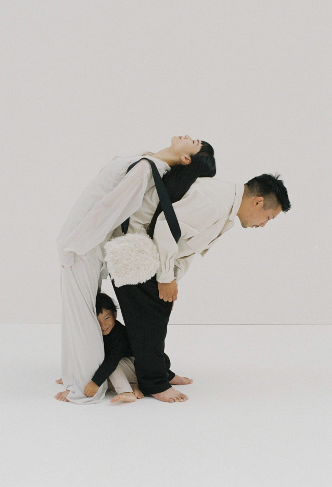 HONEYCOMB BAG SHAGGY WHITE