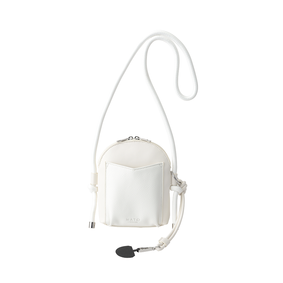 ZIPLINE PHONE BAG WHITE