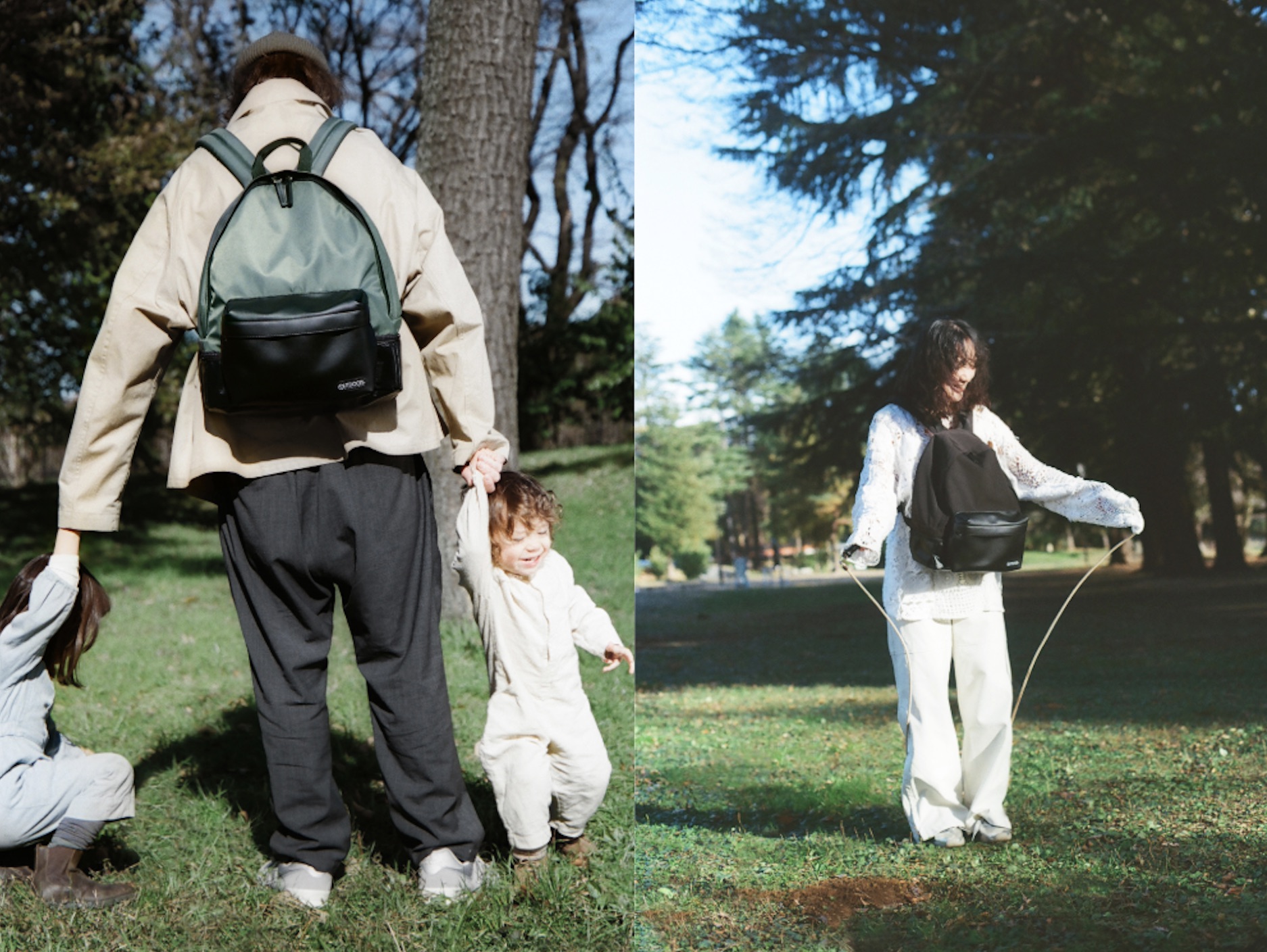 BACKPACK 防水底ポケット付きペアレンツリュック 製品画像