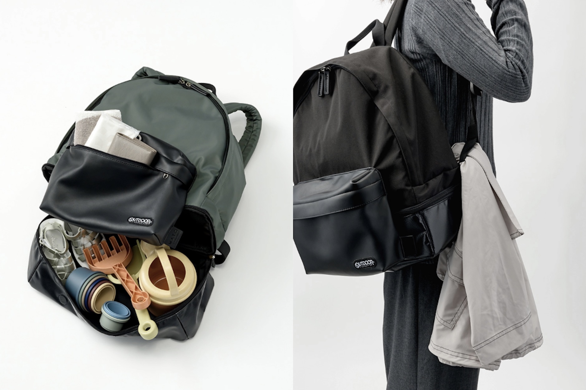 BACKPACK 防水底ポケット付きペアレンツリュック 製品画像