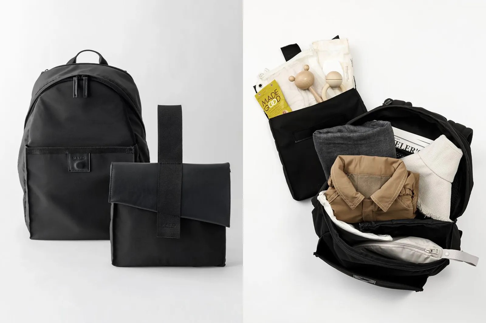 JOEY BACKPACK ミニバッグ付きペアレンツリュック 製品画像