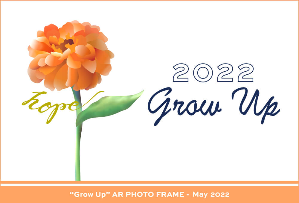 【ARフォトフレーム更新】5月は 希望を届ける一輪の花