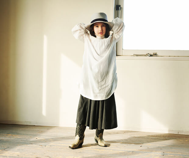 dress 1 shirring white