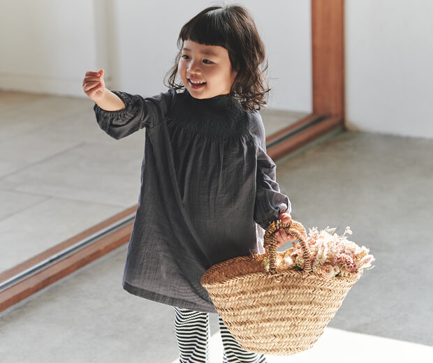 dress 3 shirring navy