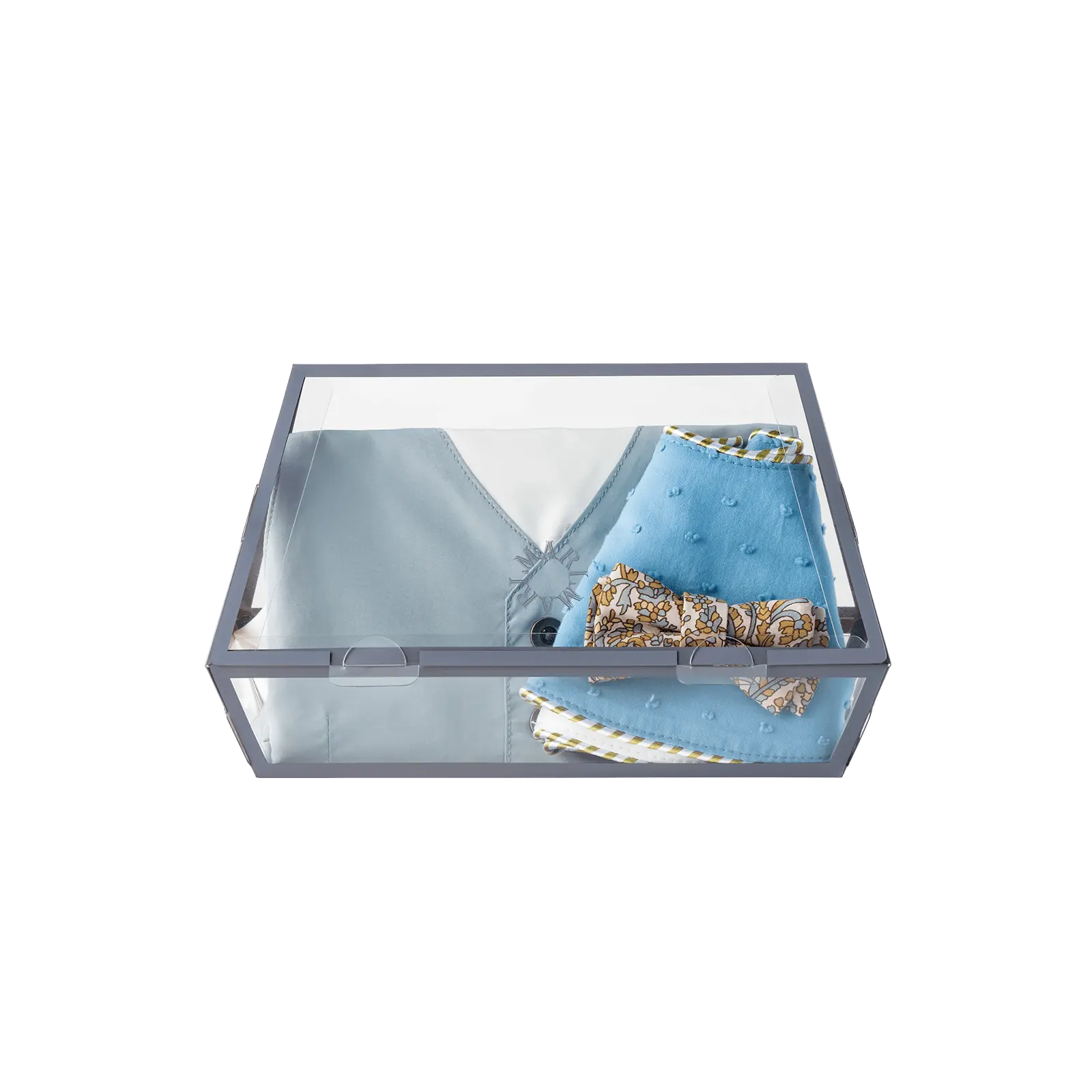 マールマール スタイ（名入れ刺しゅう可）＋お食事エプロン teppan box MSP4