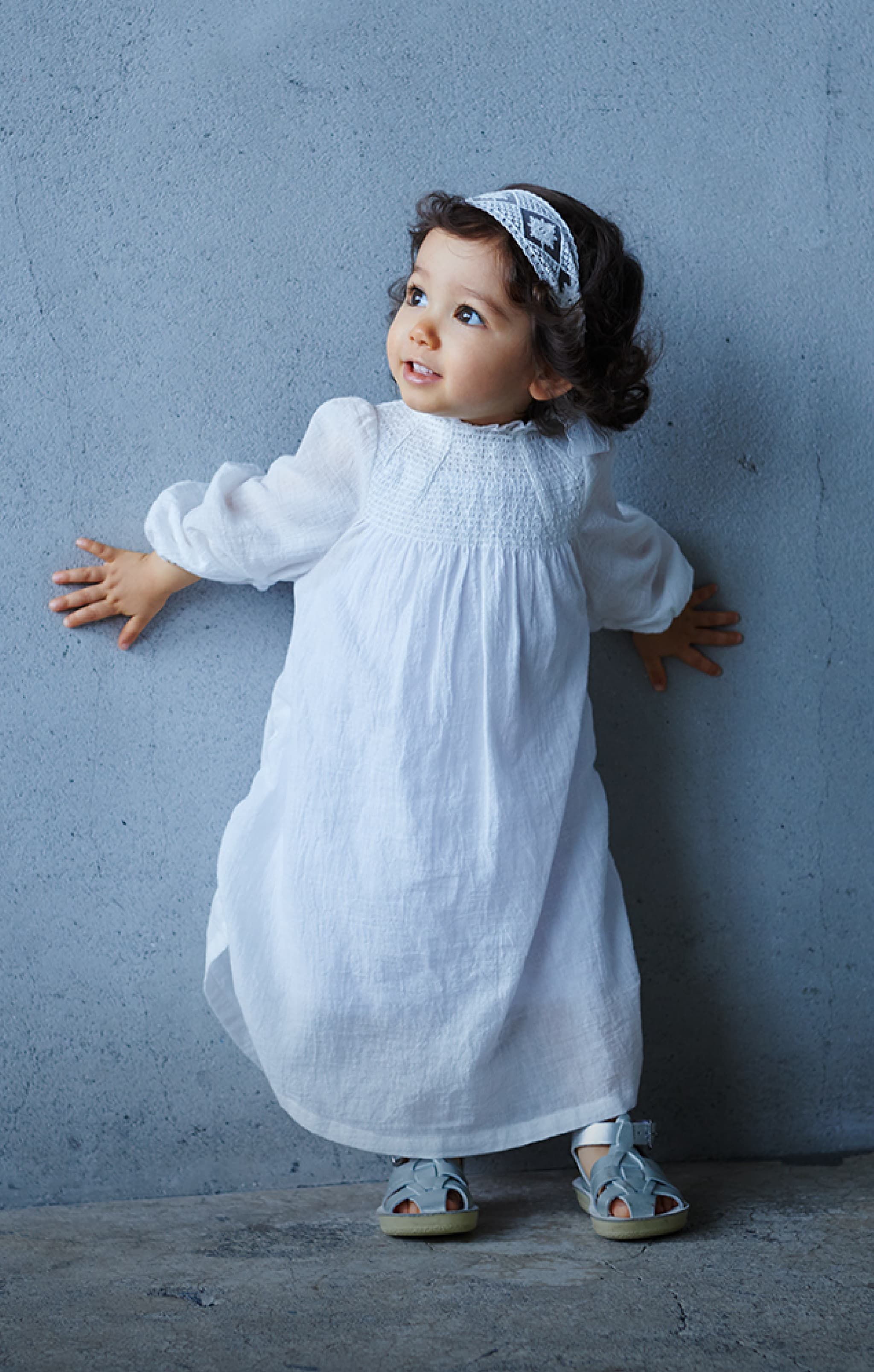 ワンピース dress 1 shirring white