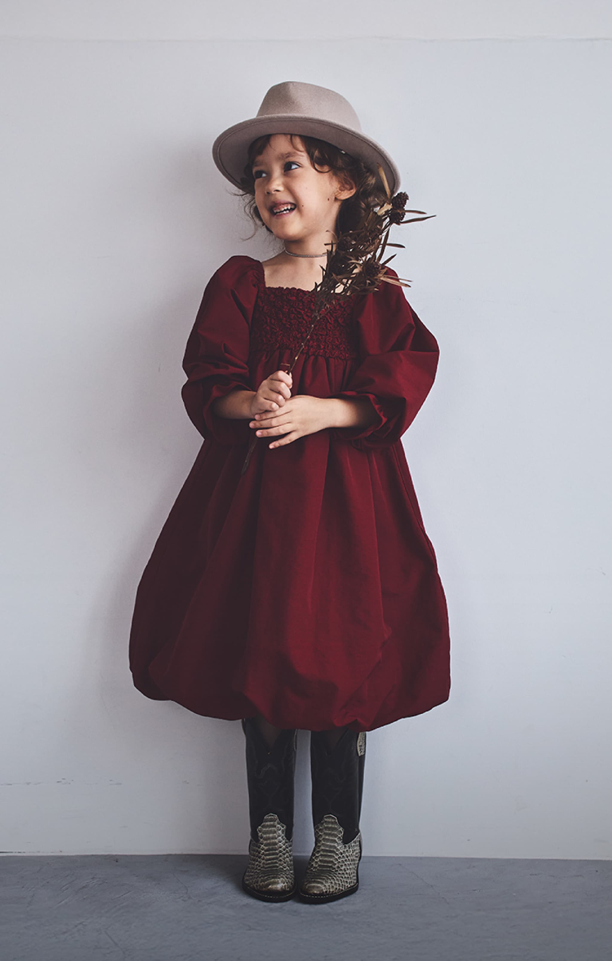 ドレス pompadour dress 3 wine