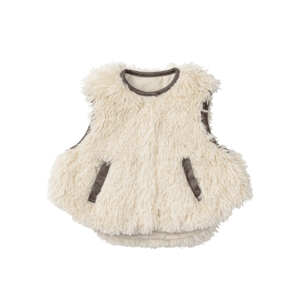 vest series halb shaggy × ecru