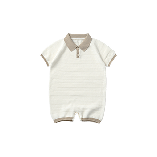knit polo rompers shiro