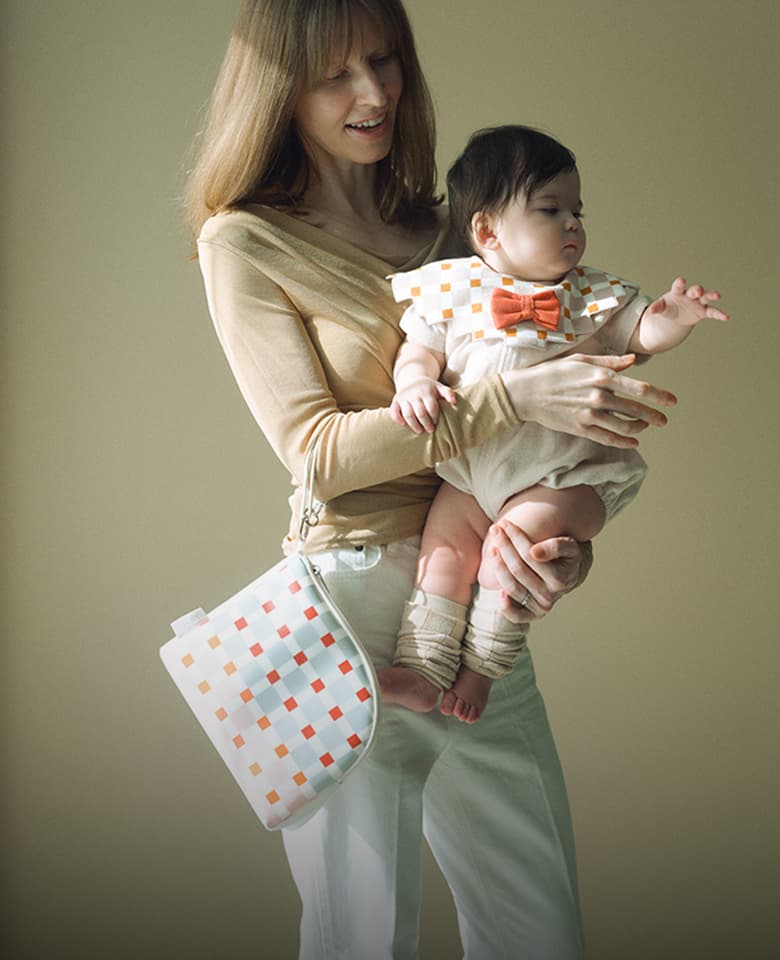 BELLOWS POUCH｜BLOCK CHECK