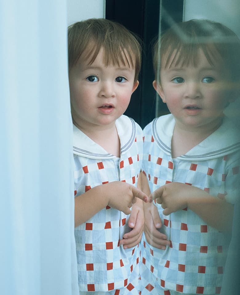 paddle rompers | block blue