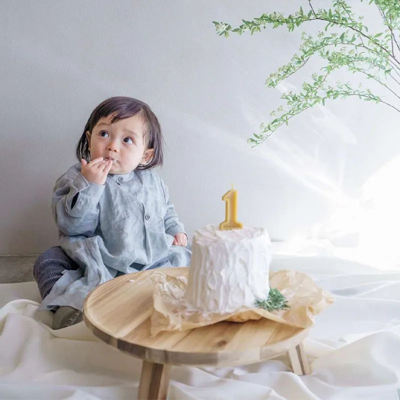 MARLMARLとファーストバースデー お食事エプロン kardia 2 sage