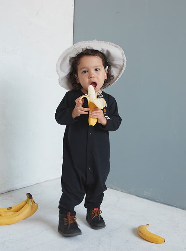 1ST CAMO BABY MILO® ROMPERS KB BLACK 70 / KB BLACK 80