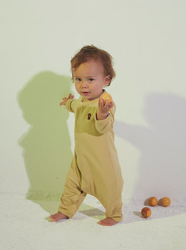 1ST CAMO BABY MILO® ROMPERS KB BEIGE 70 / KB BEIGE 80