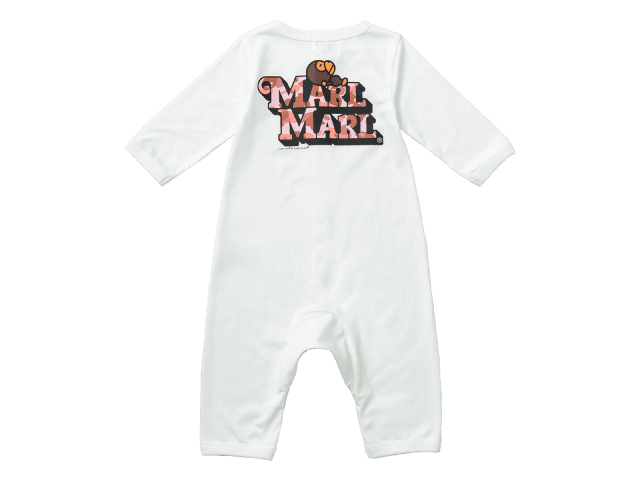1ST CAMO BABY MILO® ROMPERS KB WHITE 70 / KB WHITE 80