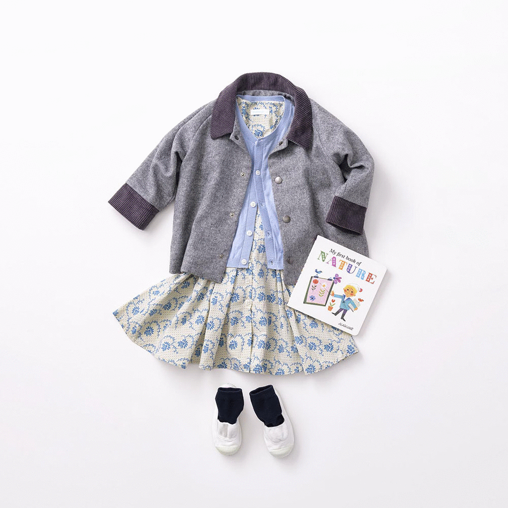 0-1 girls beginning of autumn outfit clothes