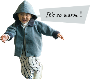 alto 2 greyを着用した男の子(Kids) | MARLMARL