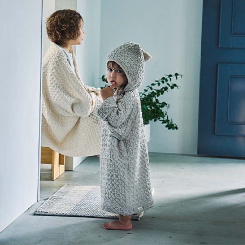 hooded bathrobe | MARLMARL