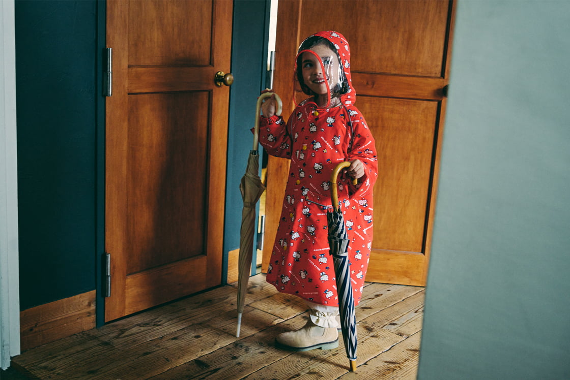 rain coat / Hello Kitty