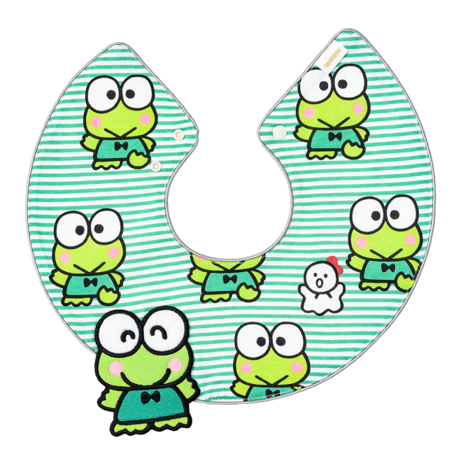 pop-out bib / KEROKEROKEROPPI
