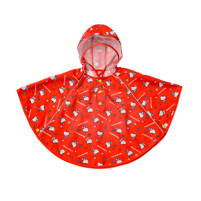 rain poncho / Hello Kitty
