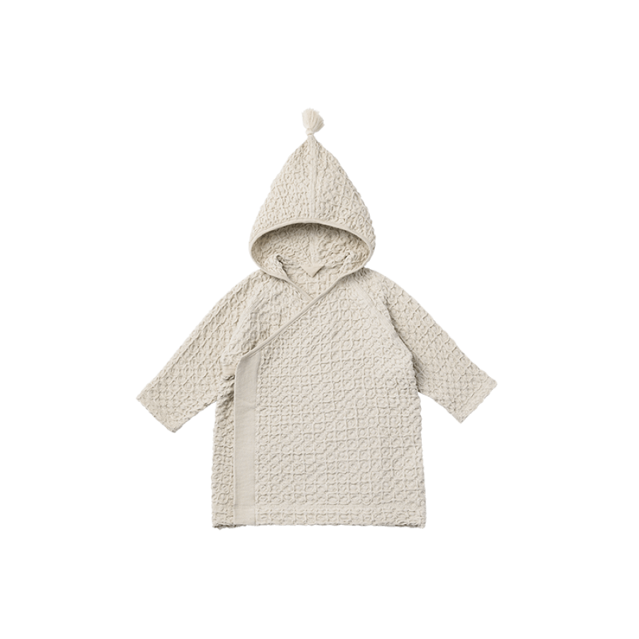 バスローブ　hooded bathrobe 3 ice grey（¥13,200）