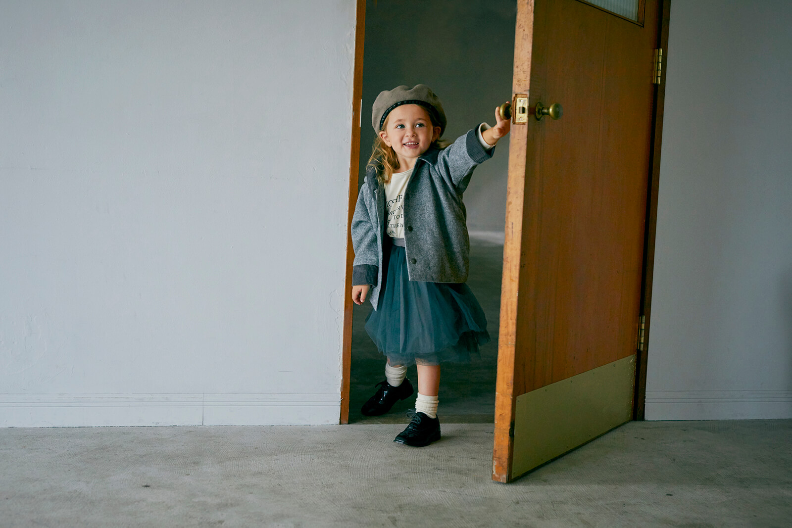 MARLMARL アウター alto 2 grey 着用画像