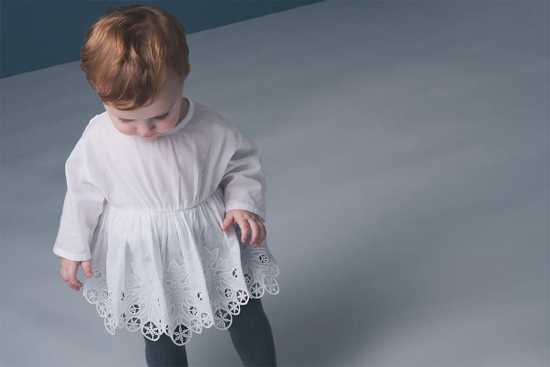 bodysuits 7 scallop white | ギフト・スタイ・出産祝いのMARLMARL 