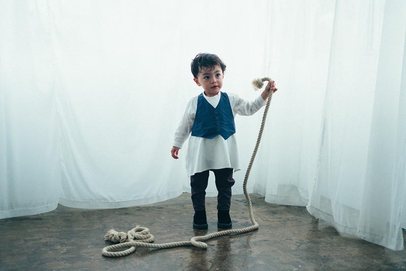 エプロンgarcon 1 navy