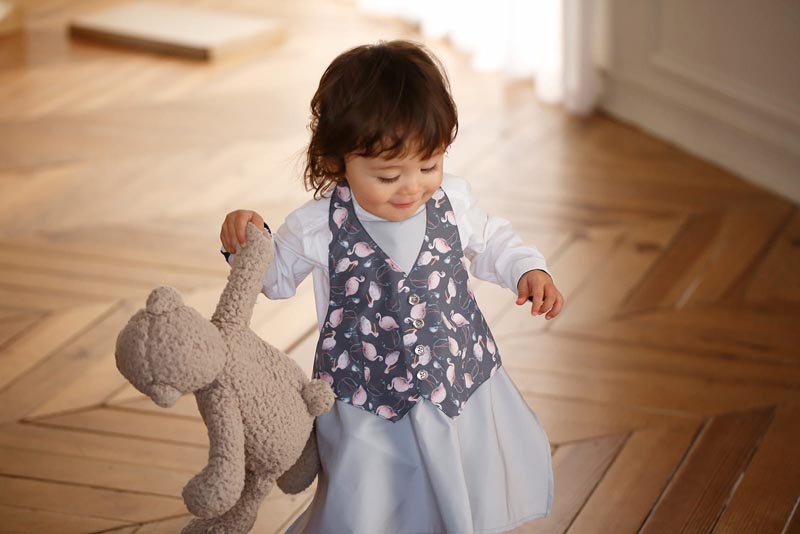 マールマール 男の子用お食事エプロン