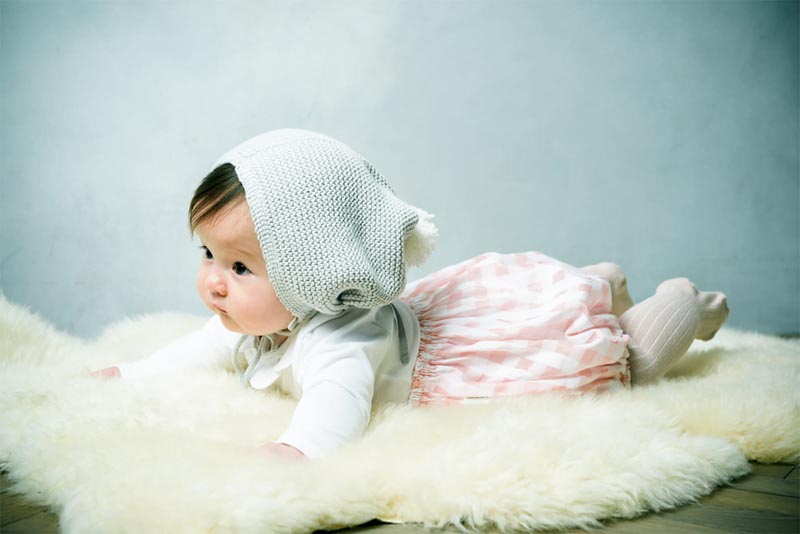 ヘッドウエアknit bonnet 2 hakuji