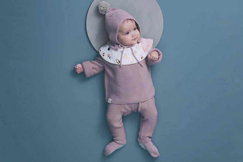 <超美品>マールマール　ロンパース&ニットパンツ knit pants 4 sakura | ギフト・スタイ・出産祝いのMARLMARL（マール