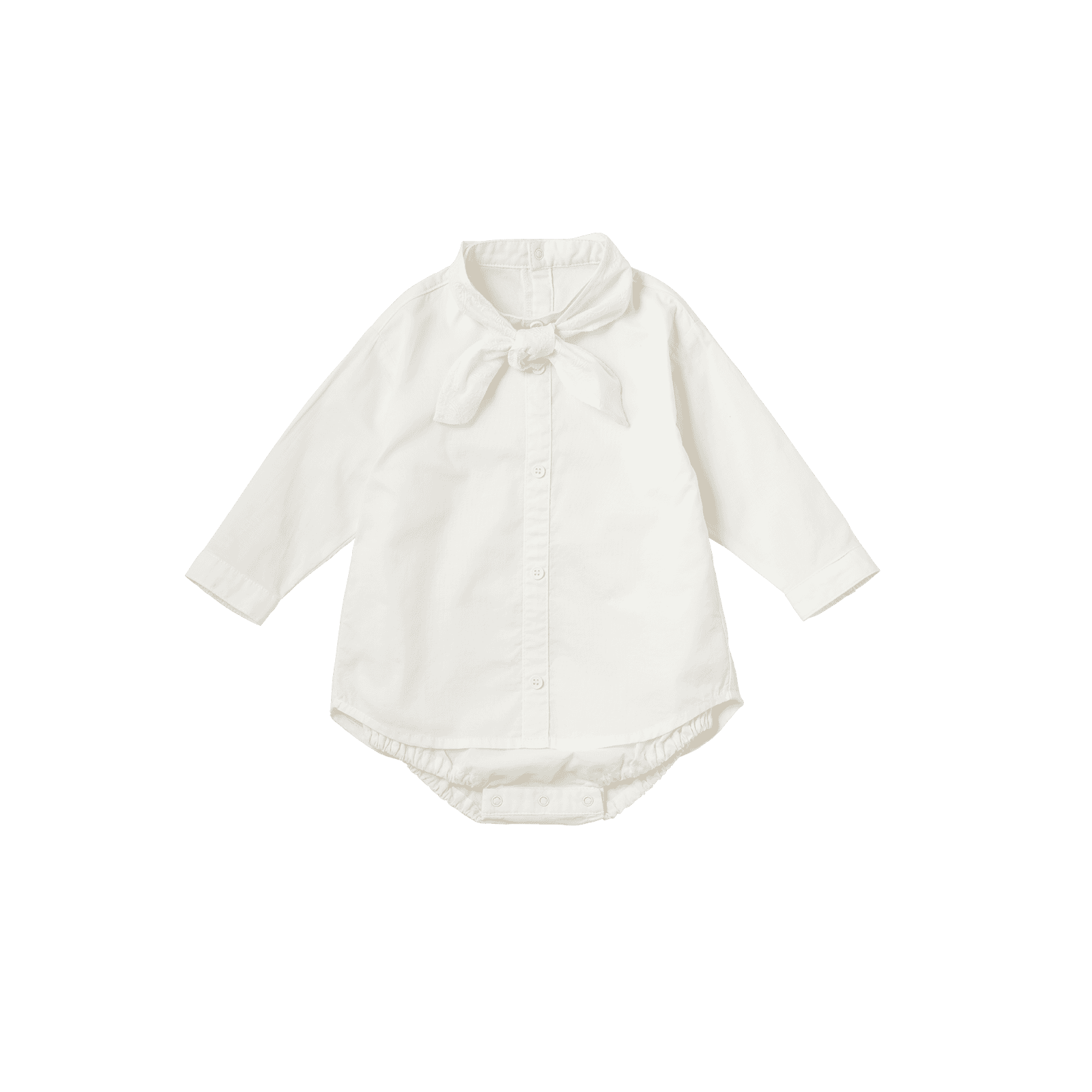 ロンパース bodysuits 5 scarf white