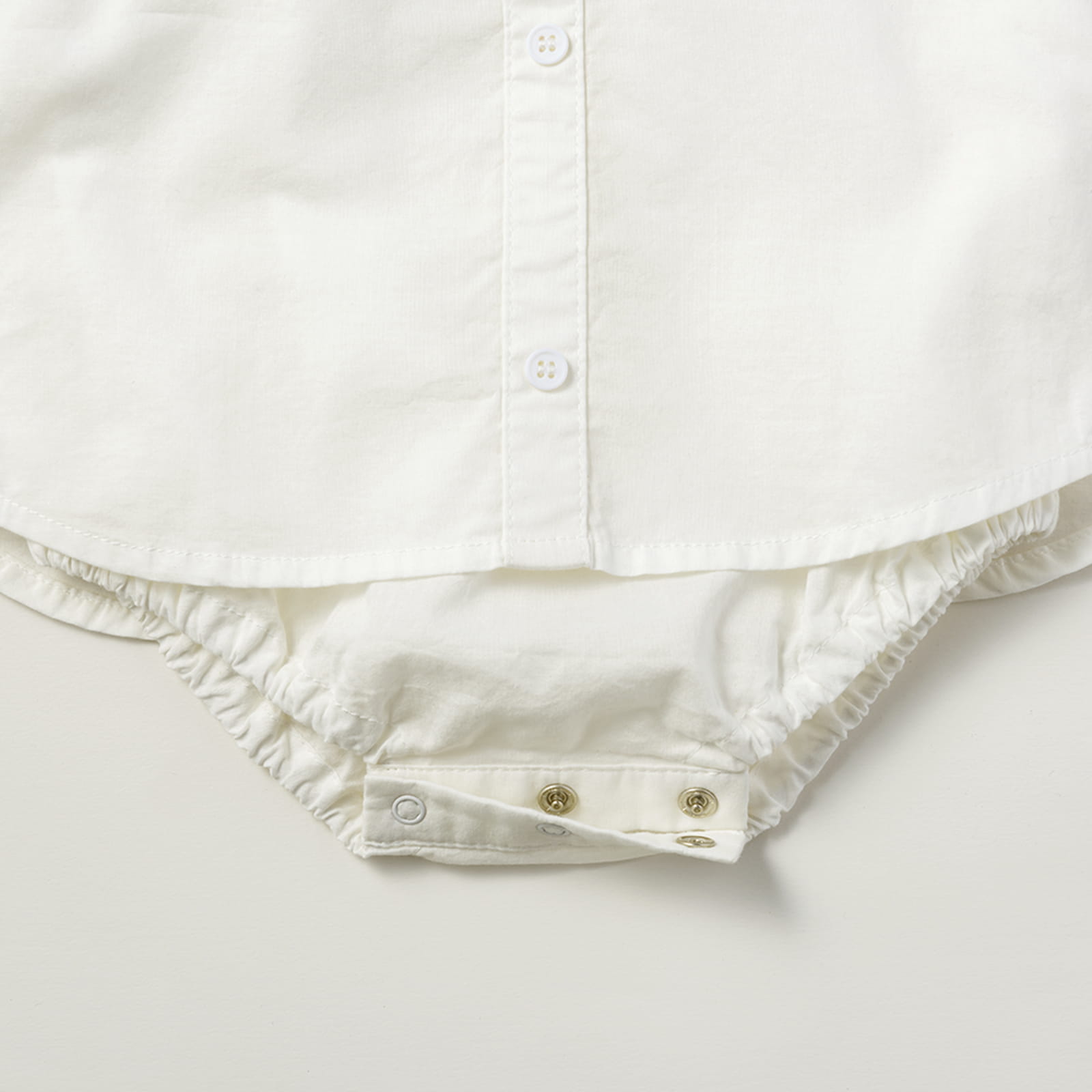 bodysuits 5 scarf white | ギフト・スタイ・出産祝いのMARLMARL 