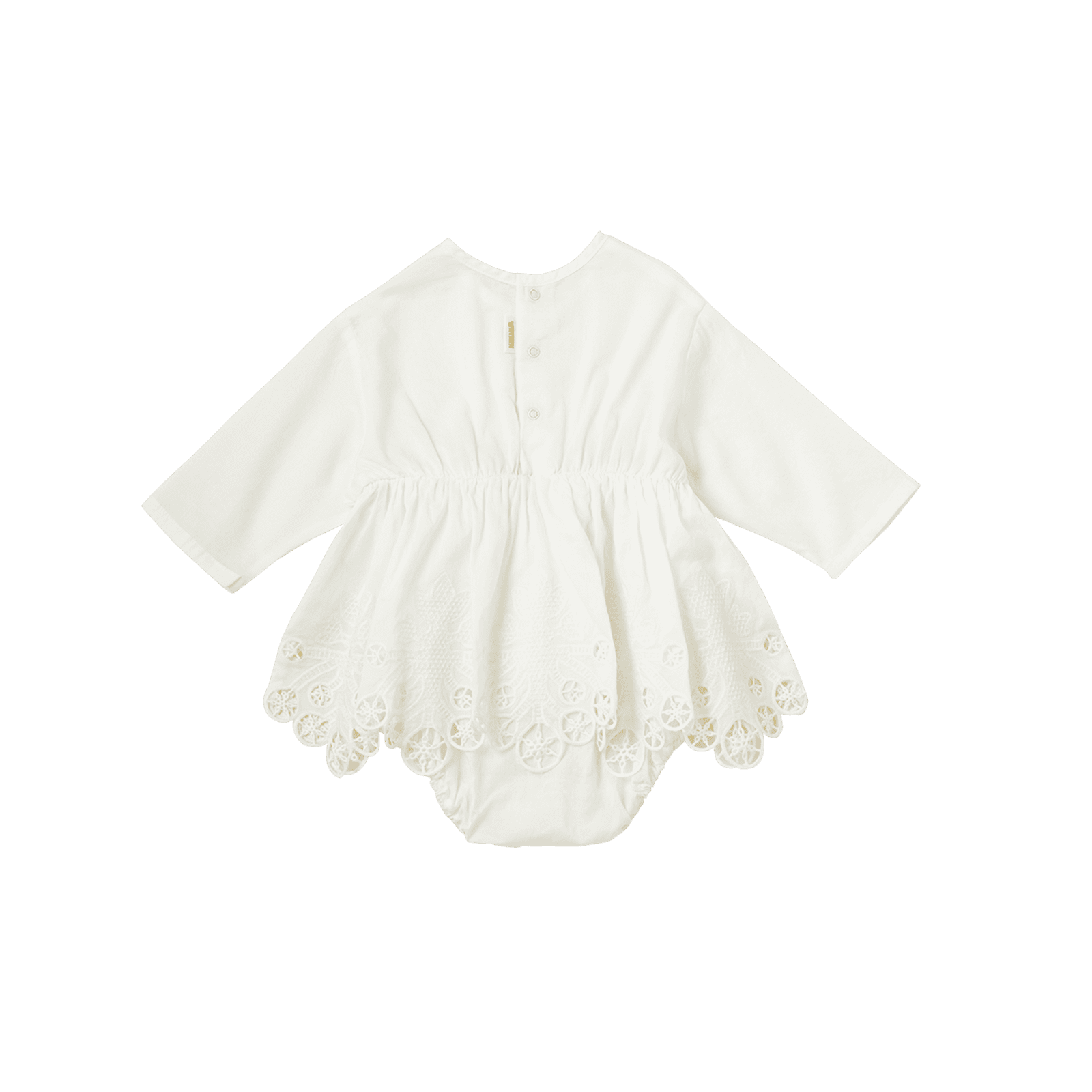 bodysuits 7 scallop white | ギフト・スタイ・出産祝いのMARLMARL