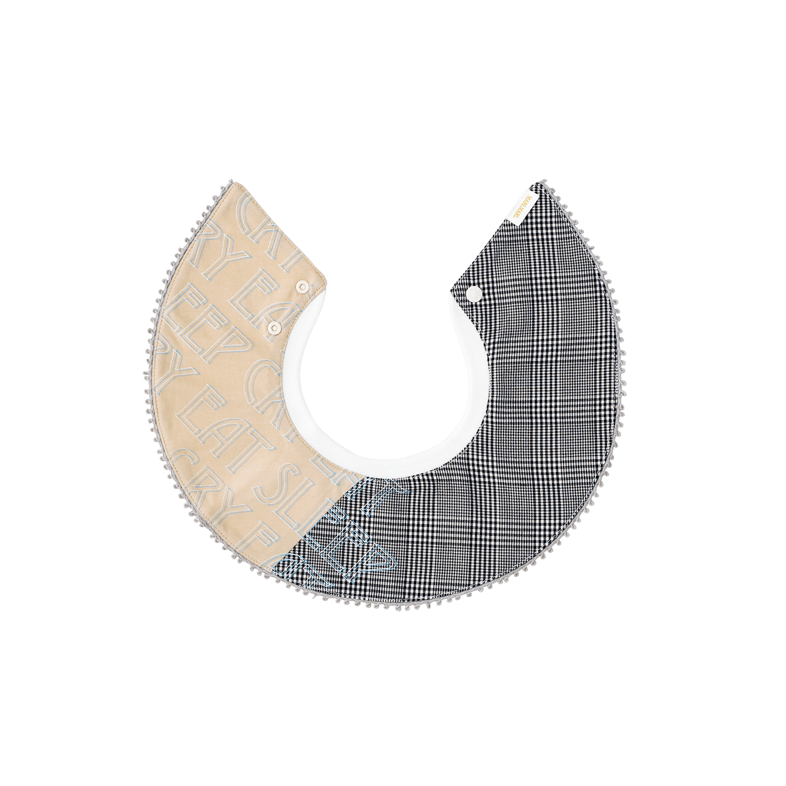 マールマール 女の子用0～6ヶ月 grid 1 eat sleep cry pink