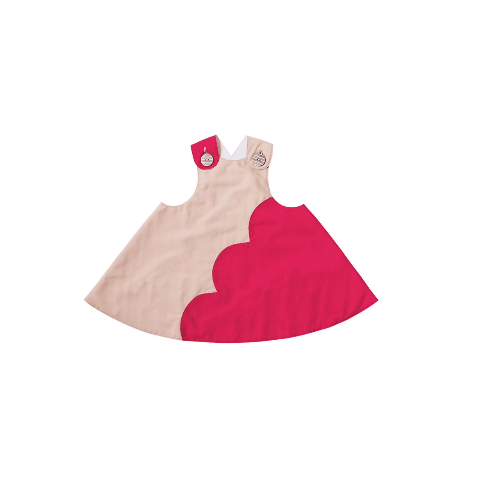 マールマール 女の子用お食事エプロン palette 1 berry mizutama