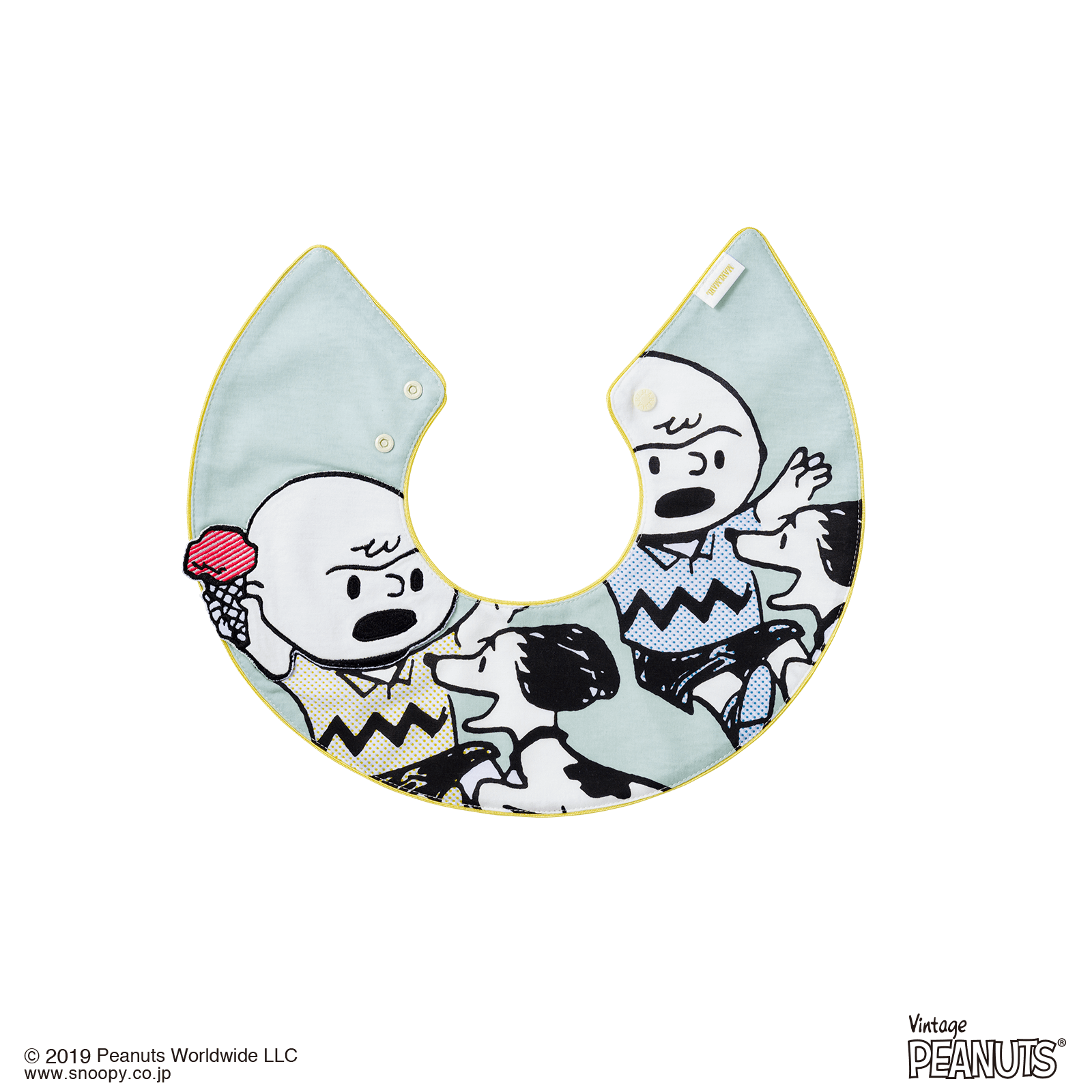 マールマール ピーナッツ よだれかけ Peanuts 3 get down! 
