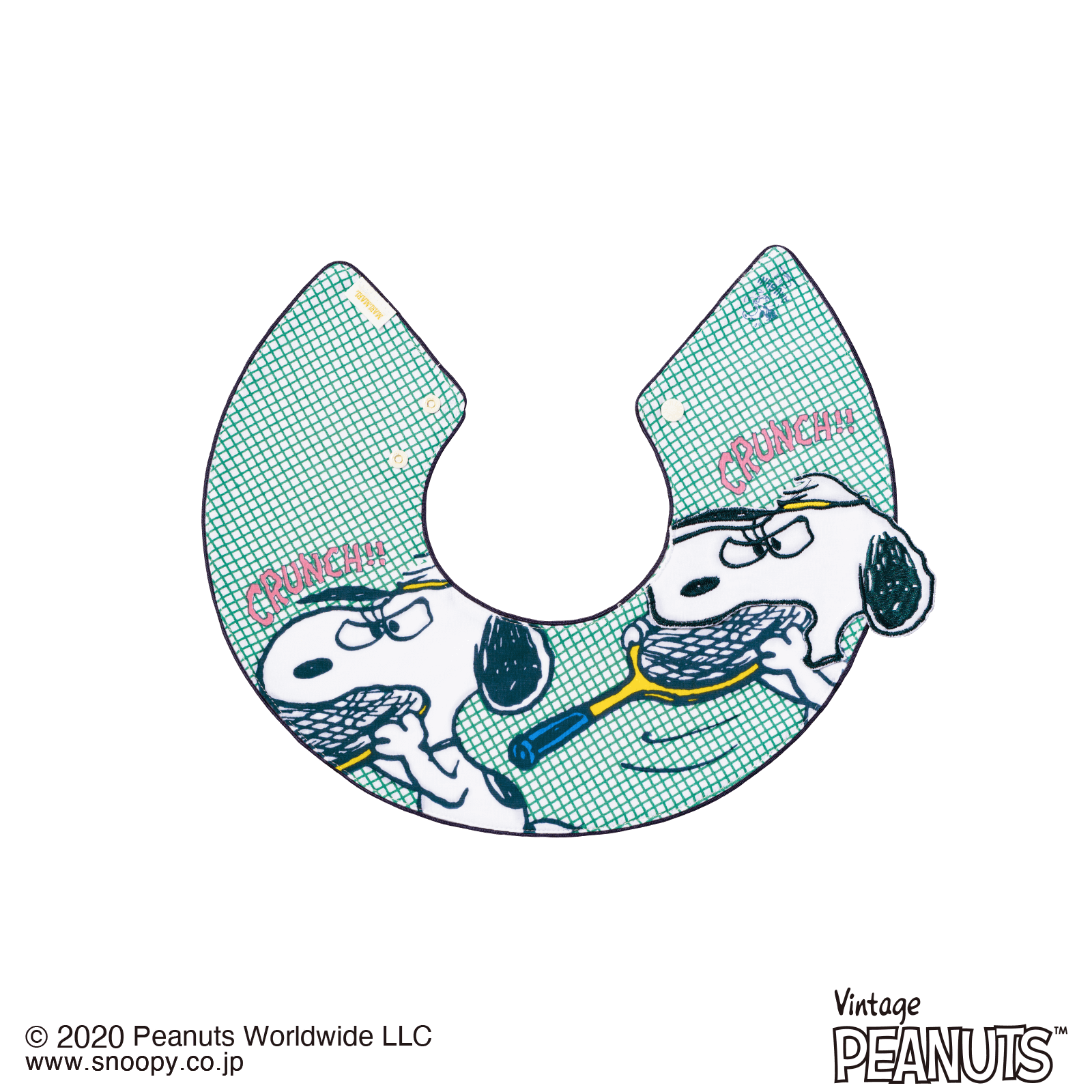 マールマール ピーナッツ よだれかけ Peanuts sports crunch 