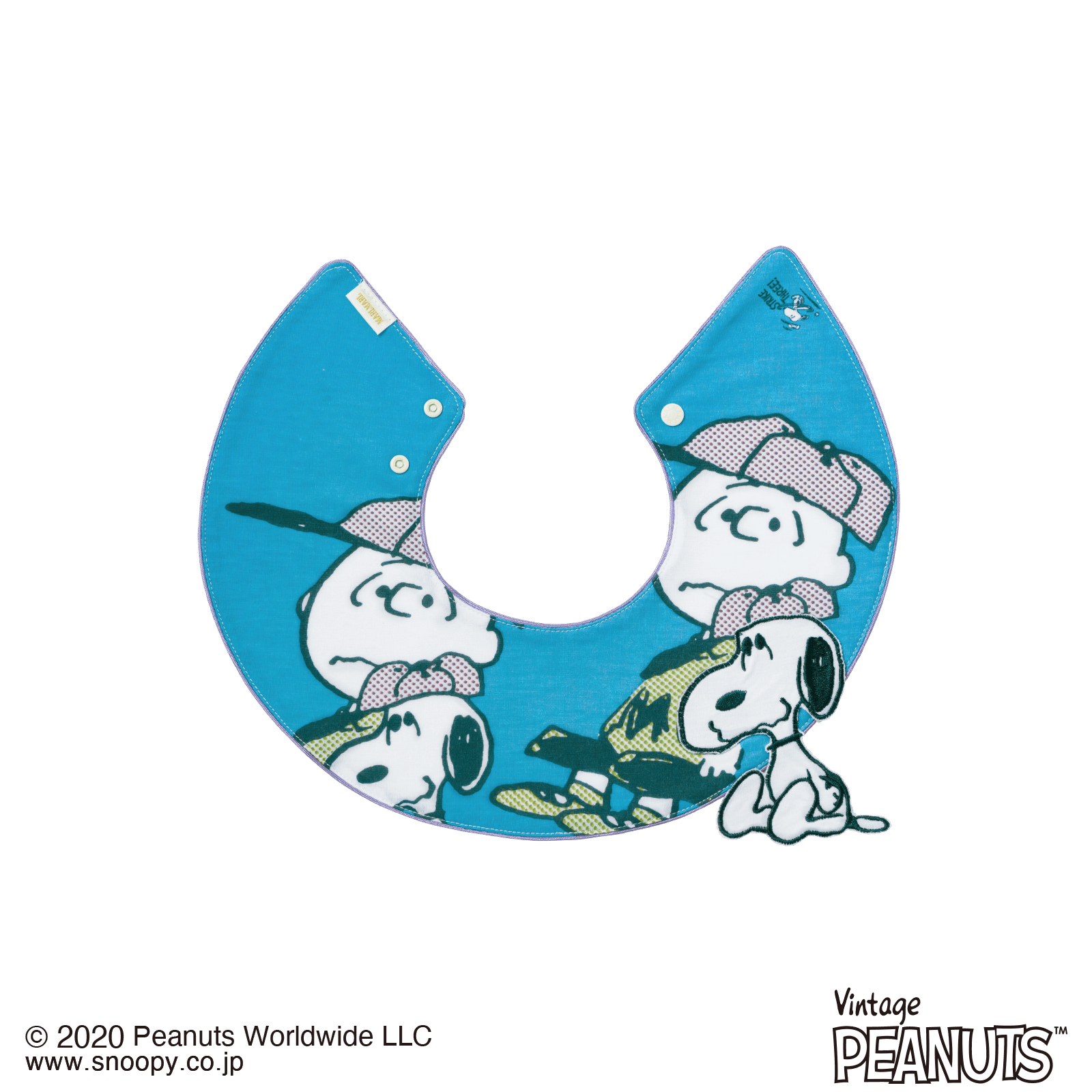 マールマール ピーナッツ よだれかけ Peanuts sports snuggle 