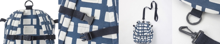 マールマール チェストストラップ付き ハーネス付きリュックのロングユース