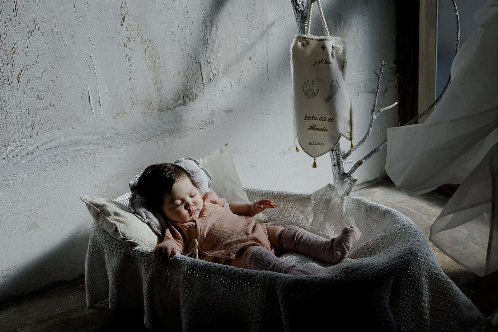 新生児肌着セット tous les jours box 1 half sun