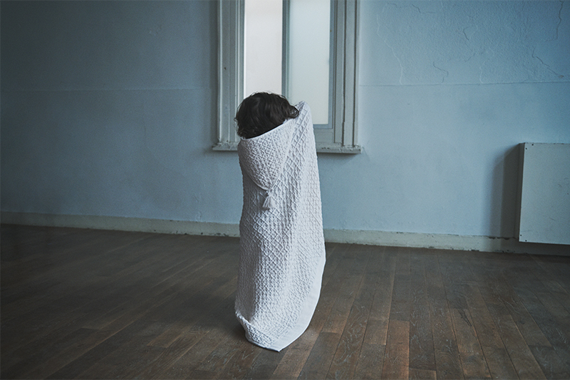 hooded towel 1 ivory | ギフト・スタイ・出産祝いのMARLMARL（マール