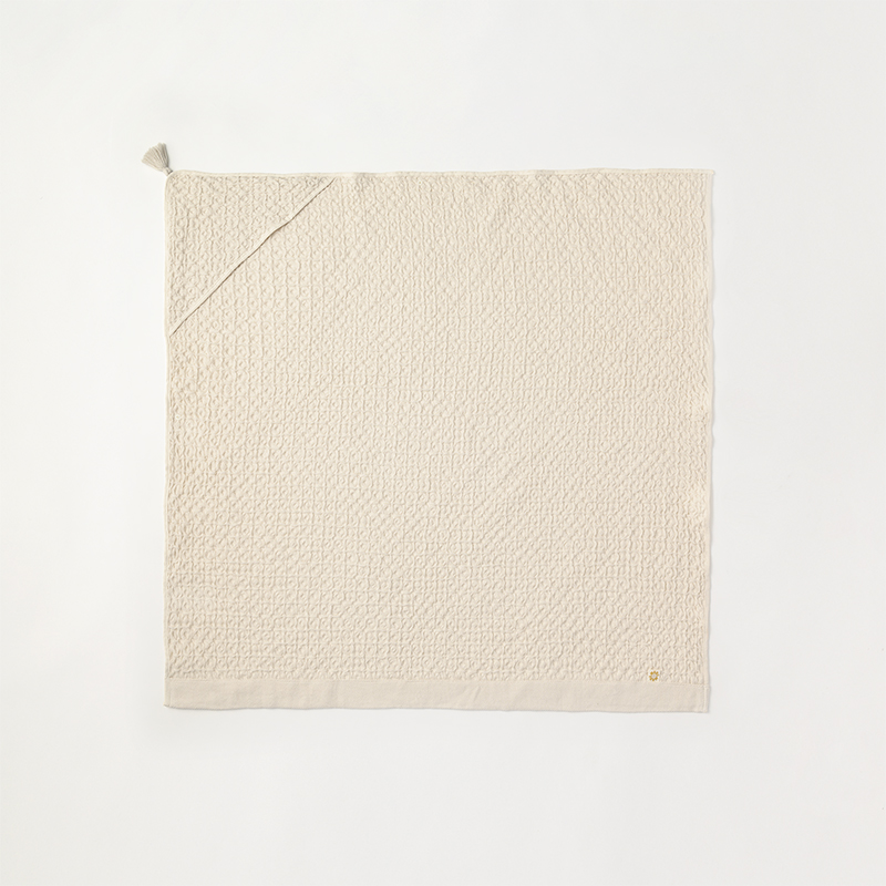 hooded towel 1 ivory | ギフト・スタイ・出産祝いのMARLMARL（マール