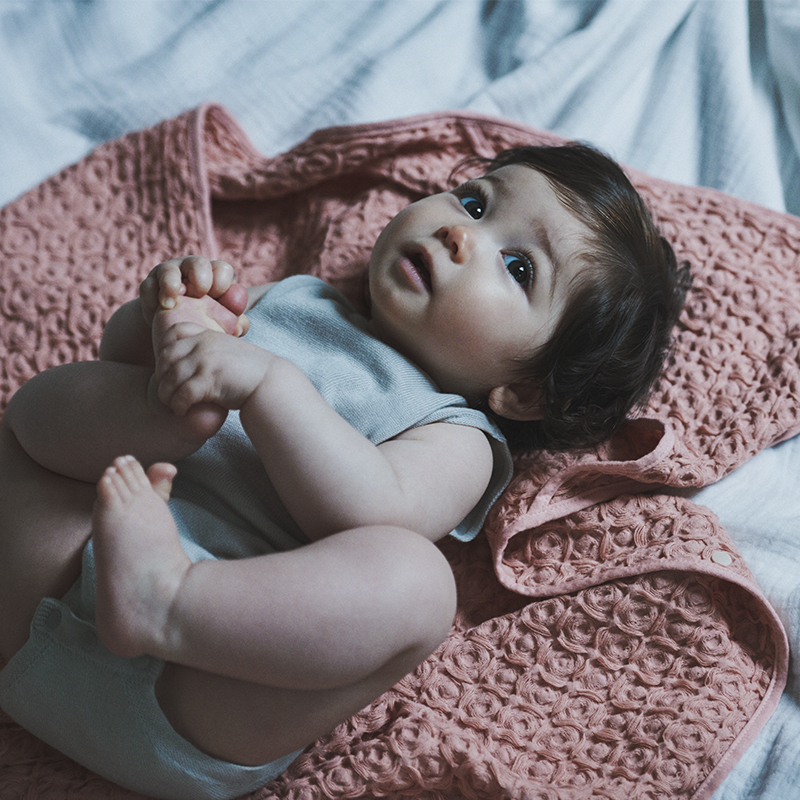 hooded towel 2 apricot