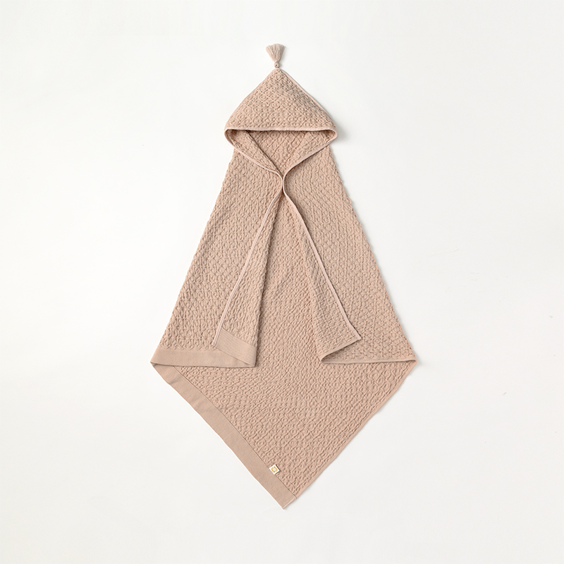 hooded towel 2 apricot | ギフト・スタイ・出産祝いのMARLMARL 
