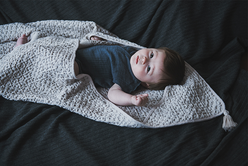 hooded towel 3 ice grey | ギフト・スタイ・出産祝いのMARLMARL