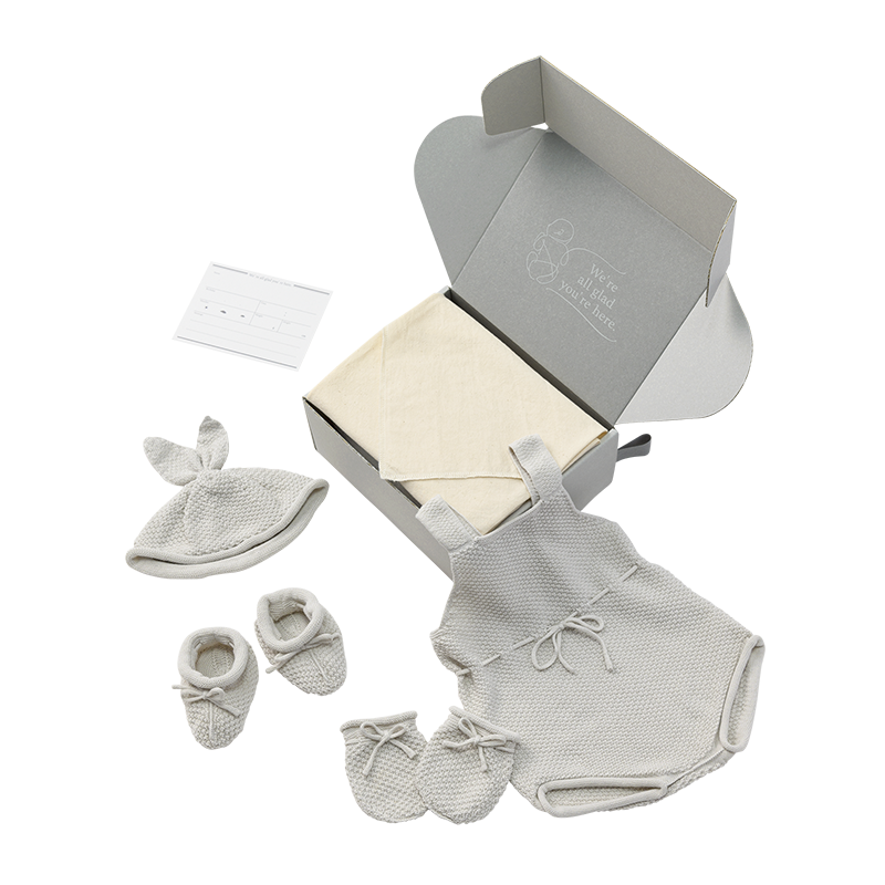 新生児全身コーデセット MOY newborn box 1 bunny cloud