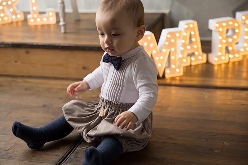 ロンパース bodysuits 1 pintuck white