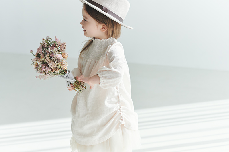 【美品】MARLMARL ワンピース 70〜90 shirring pink dress 2 shirring pink | ギフト・スタイ・出産祝いのMARLMARL（マール